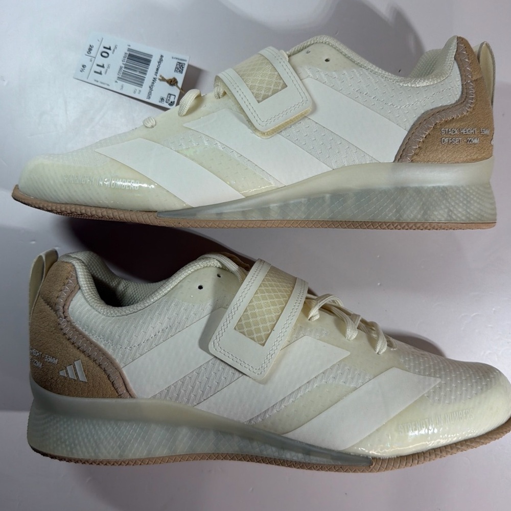 Adidas Adipower Weightlifting 3 Shoes Warm Sandstone IH8235  Mens Size 10 New